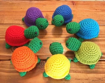 Tiny Turtles | Turtle Amigurumi Crochet Pattern | Crochet Turtle | Crochet Pattern