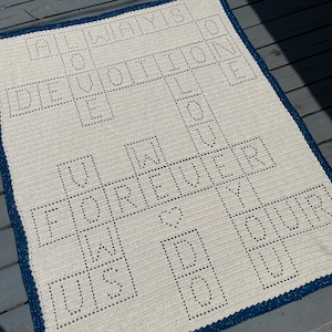Crochet Wedding Blanket Pattern| We Do Blanket | Wedding Blanket