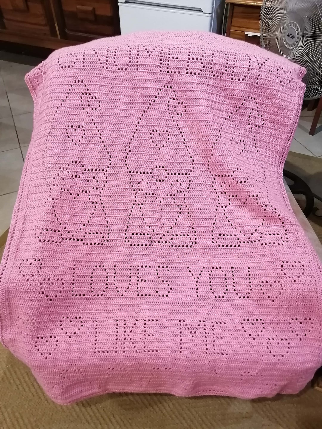 Crochet Valentine Gnomes Blanket Gnome Filet Crochet Blanket Pattern Etsy