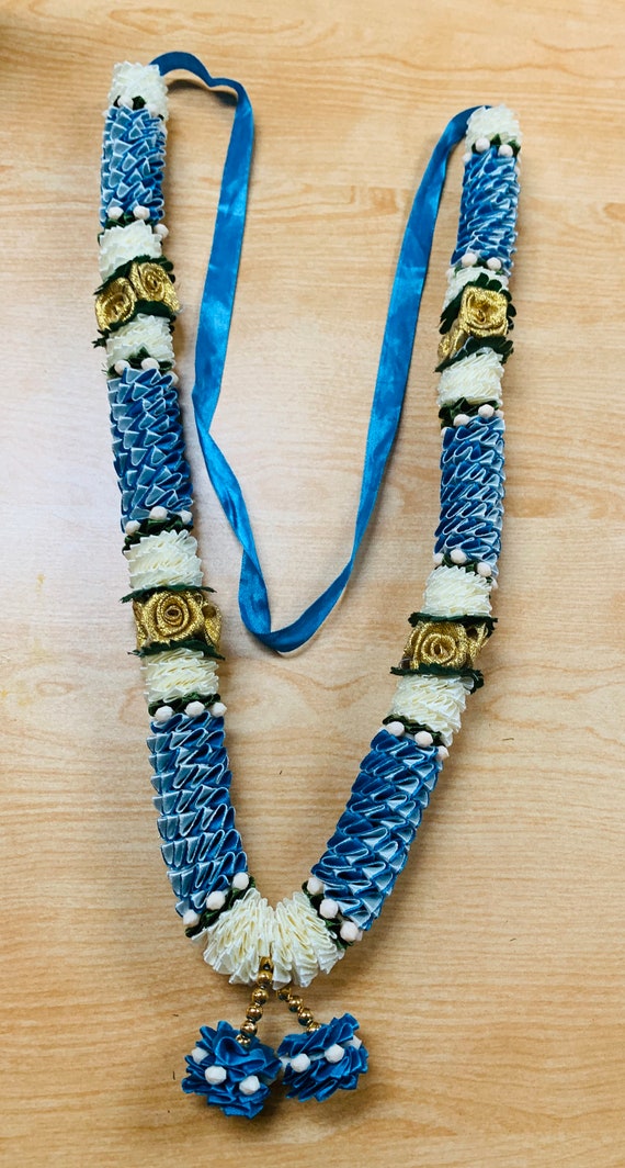 Artificial Indian Wedding Garland Set Of 2 Puja Garland Etsy