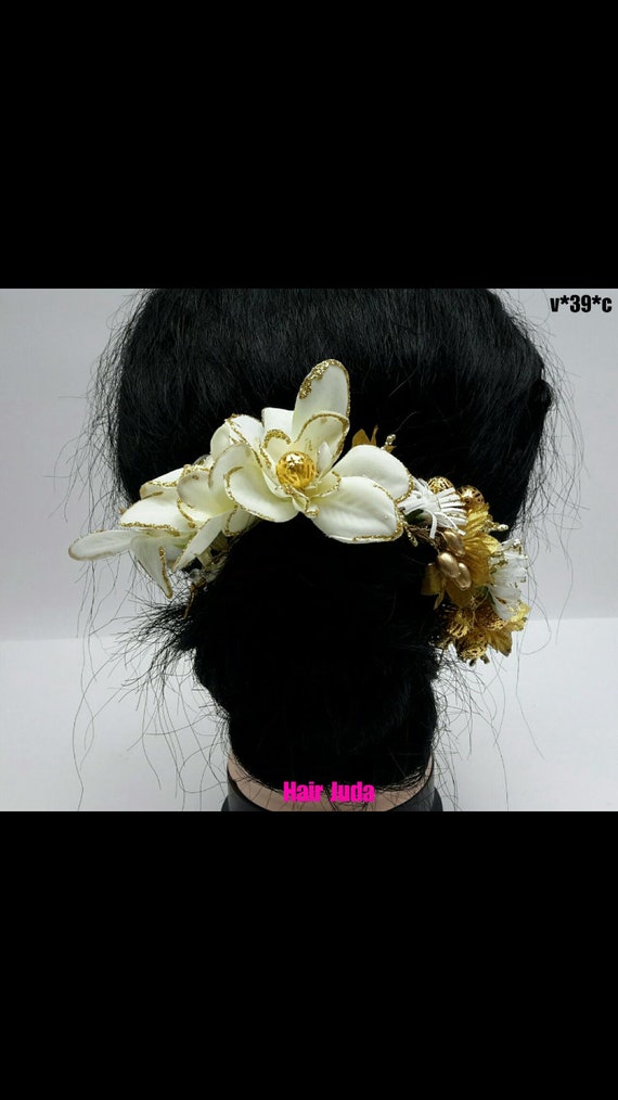 White Gold Hair Accessories Tiara Wedding Hair Bride Hair Etsy