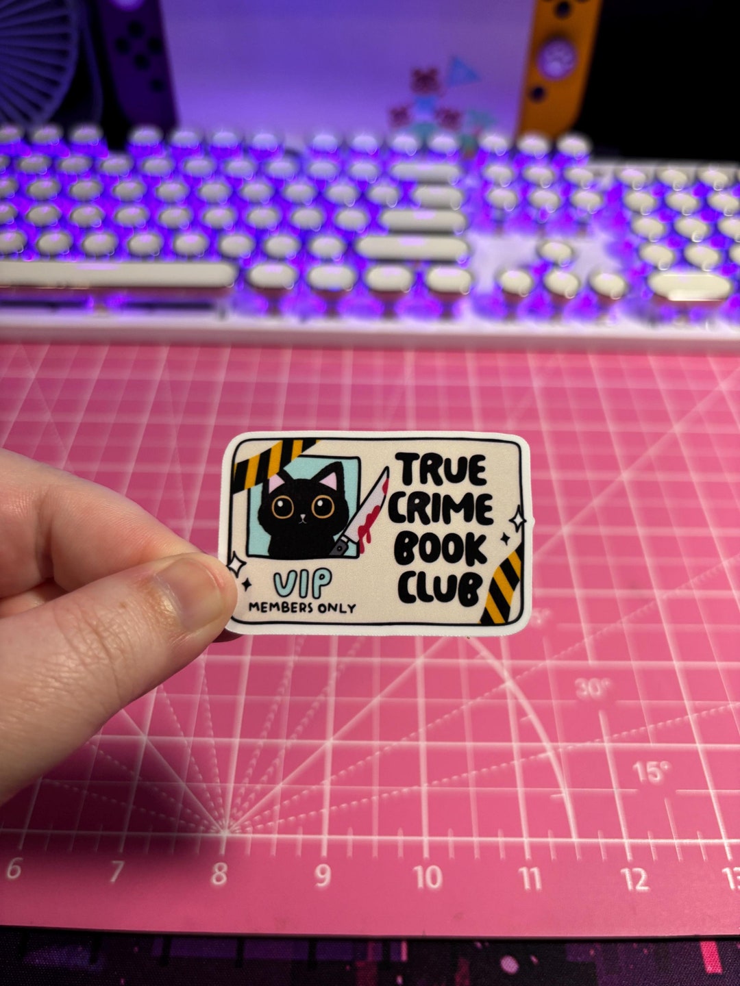 True Crime Book Club Sticker , Bookish Sticker , True Crime Sticker ...