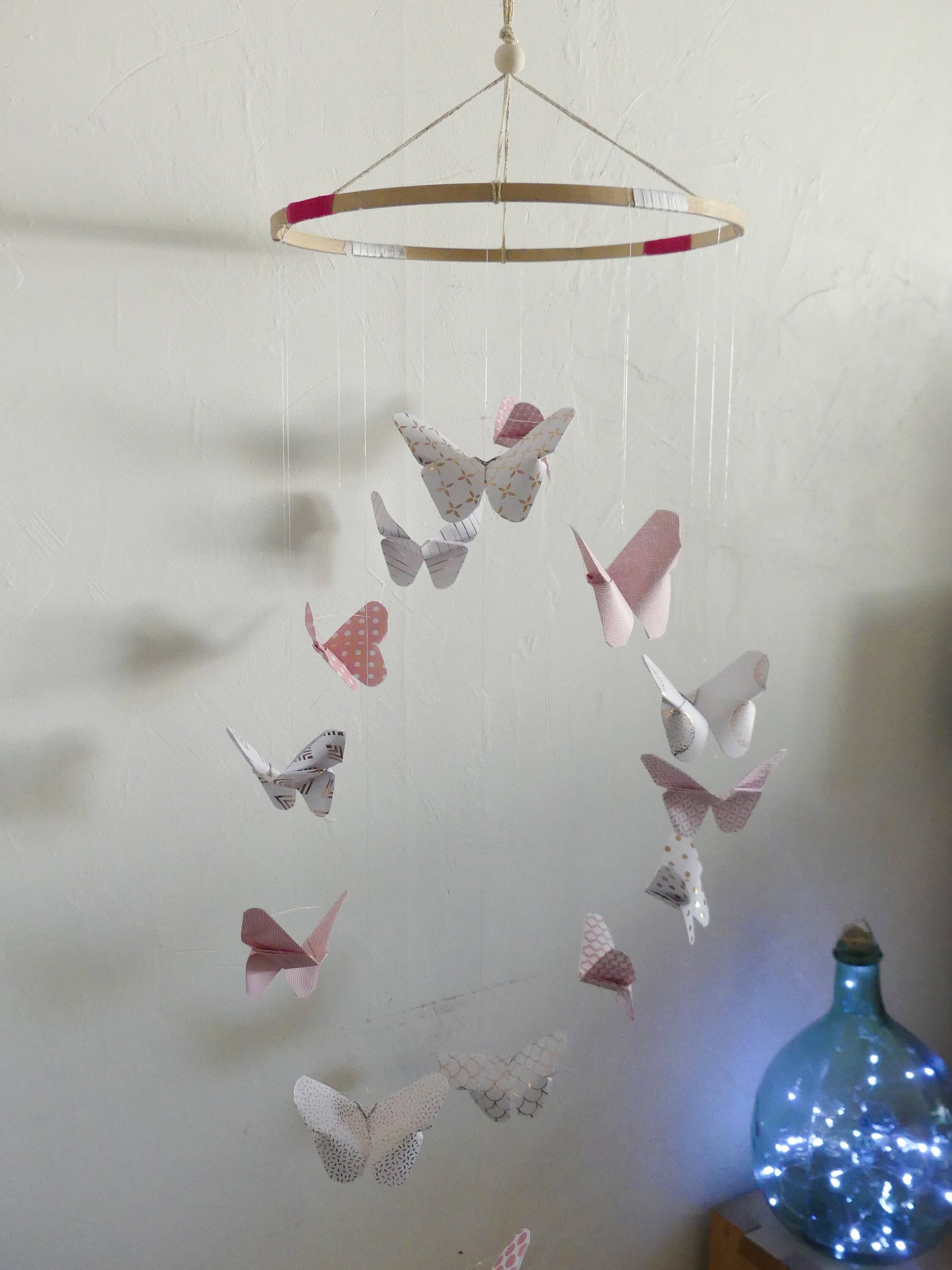 Mobile Origami Papillons