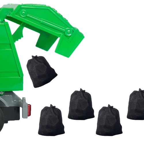 Toy Garbage Truck Garbage Bags pack of 5 Etsy