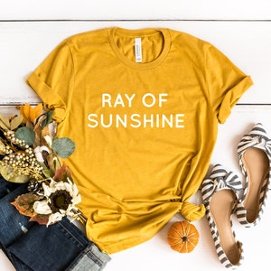 Ray of Sunshine Shirt | Sunshine Vibes | Mom LIfe | Mom Tee | Graphic Tee | Southern Sayings | Happiness Matters | Happiness | Gift for Her