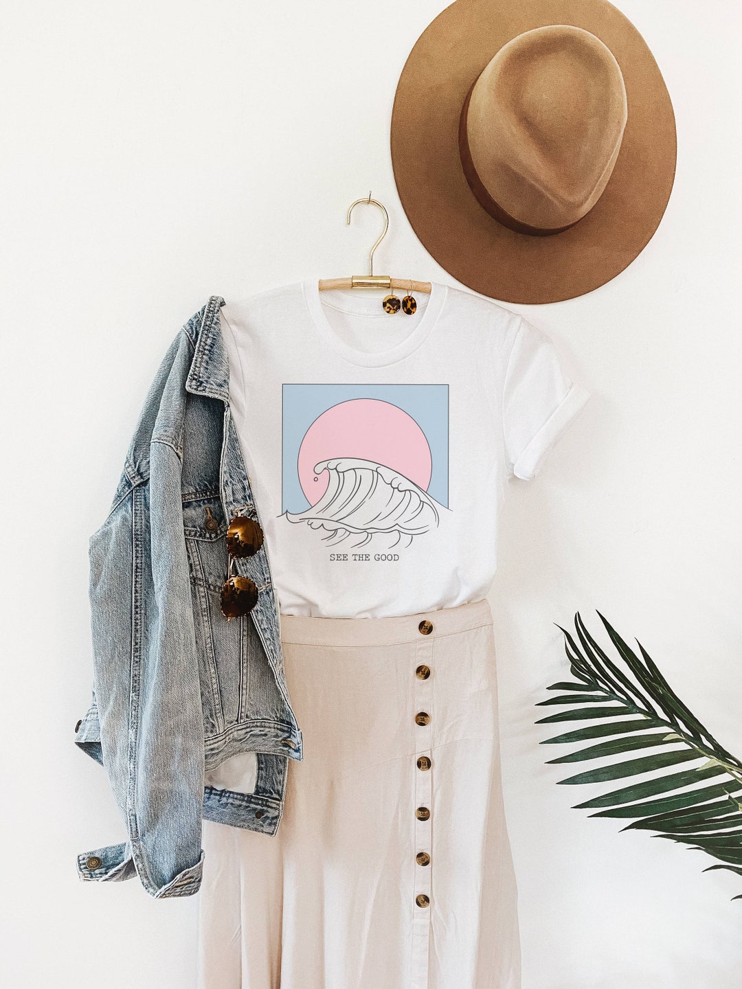 See the Good Beachy Vibes Tee L Mom Mom Tee Graphic Tee - Etsy
