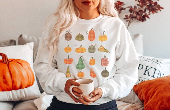 pumpkin crew neck