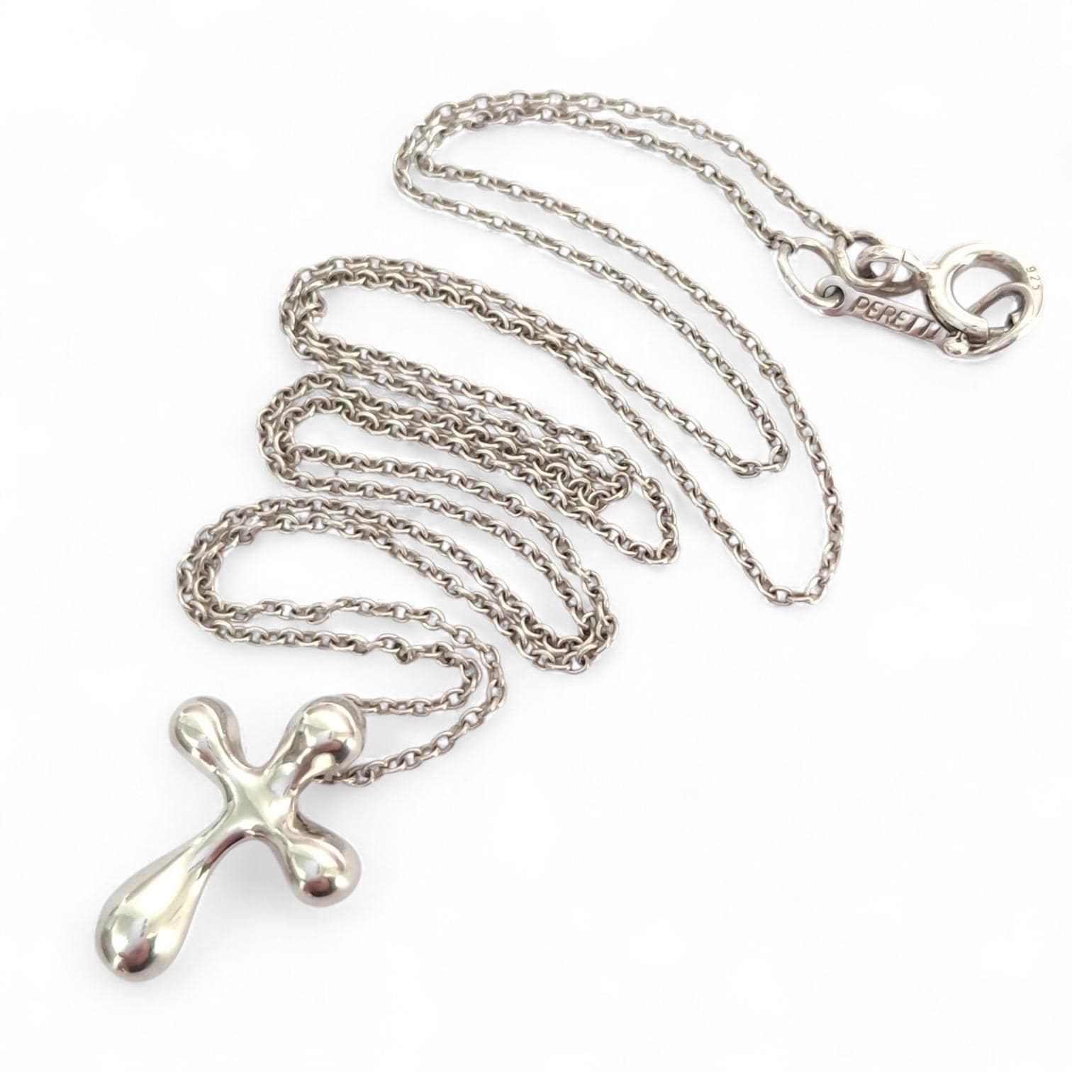 Tiffanys and Co Necklace Cross - Etsy