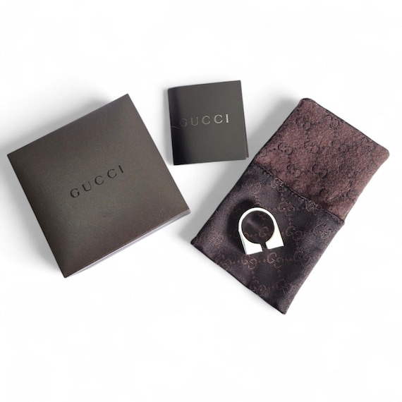 Gucci Solid Silver Hallmarked Ring - image 2