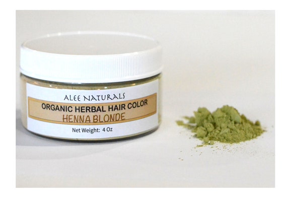Organic Henna Hair Color For Blonde Hair 4 Oz Etsy