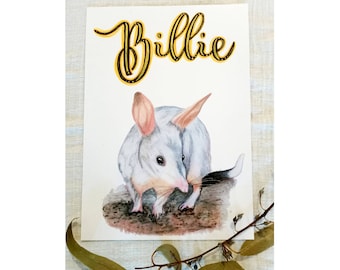 Bilby Custom Name Print