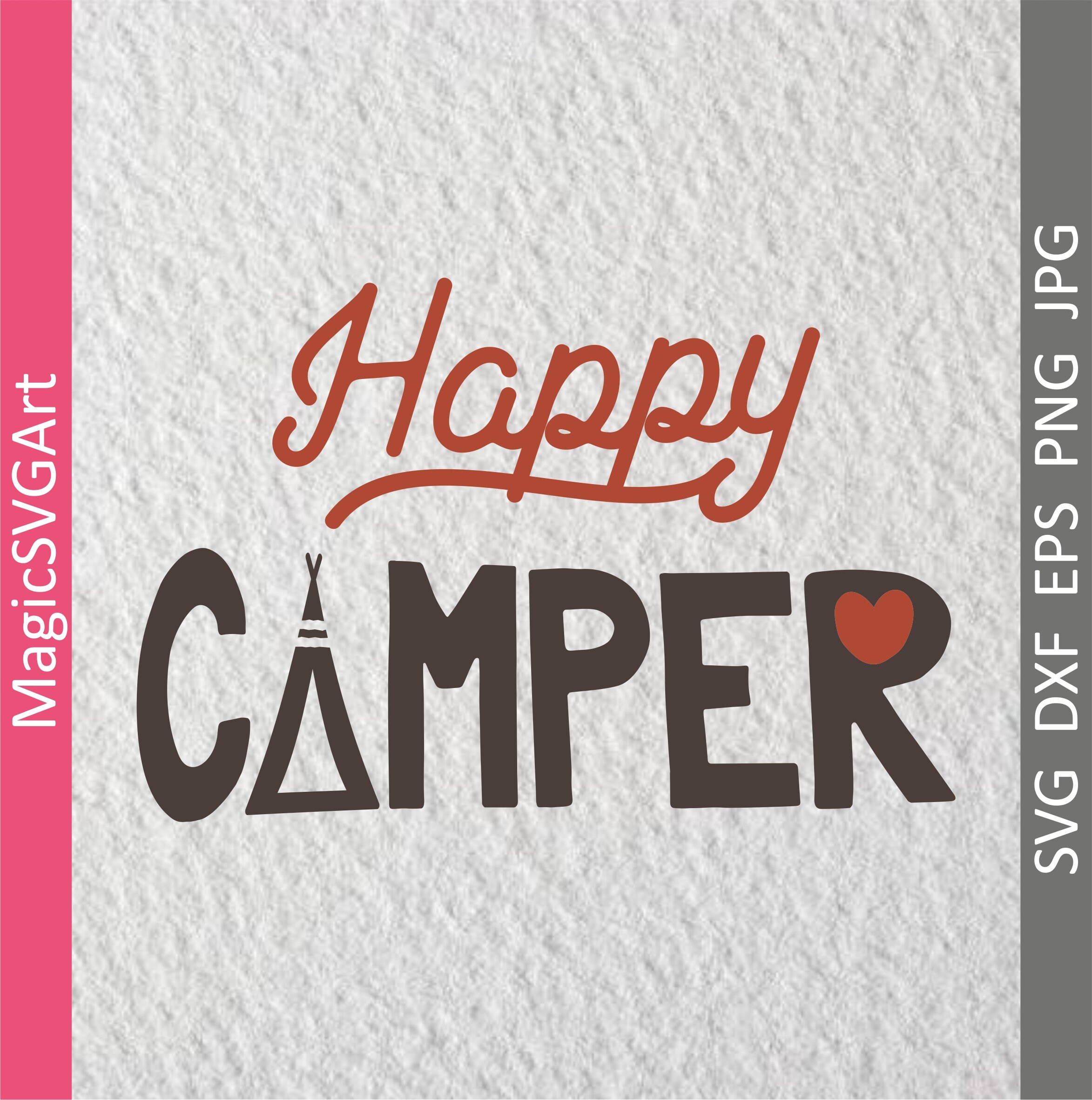 Download Free Happy Camper Svg Eps Dxf Png Jpg Cricut Cut File Camper Etsy SVG Cut Files