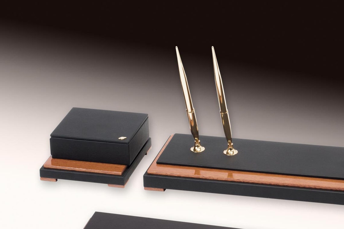 Leather Deskset / Luxury Leather Desk Set/ Genuine Leather Desk Set