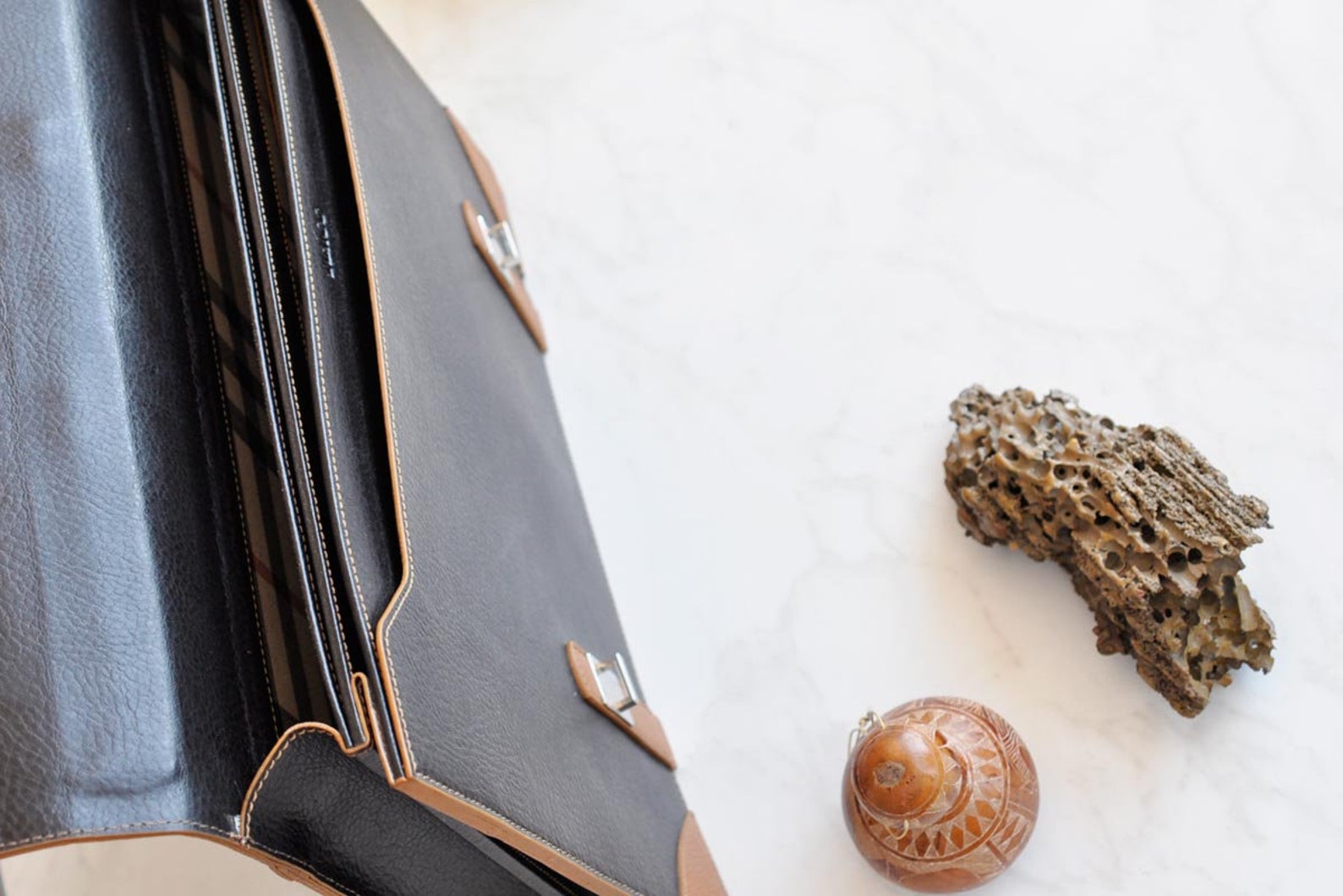 Leather Briefcase Men and Women, BROWN Leather Satchel, Lawyers Bag