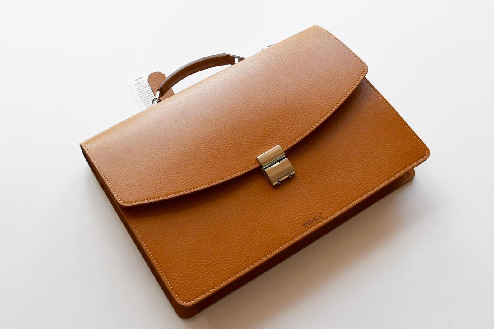 Leather Briefcase Men and Women CAMEL Brown , Leather Satchel, Lawyers