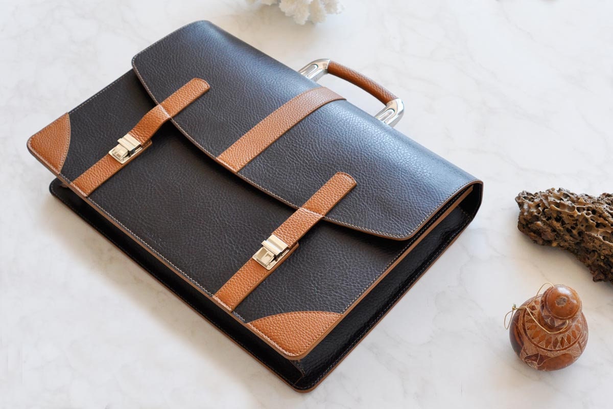 Leather Briefcase Men and Women, BROWN Leather Satchel, Lawyers Bag