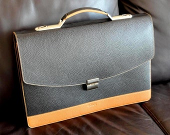 Brown Handmade-leather-briefcase-business-bag .Classic Satchel, Lawyers Bag 2151613