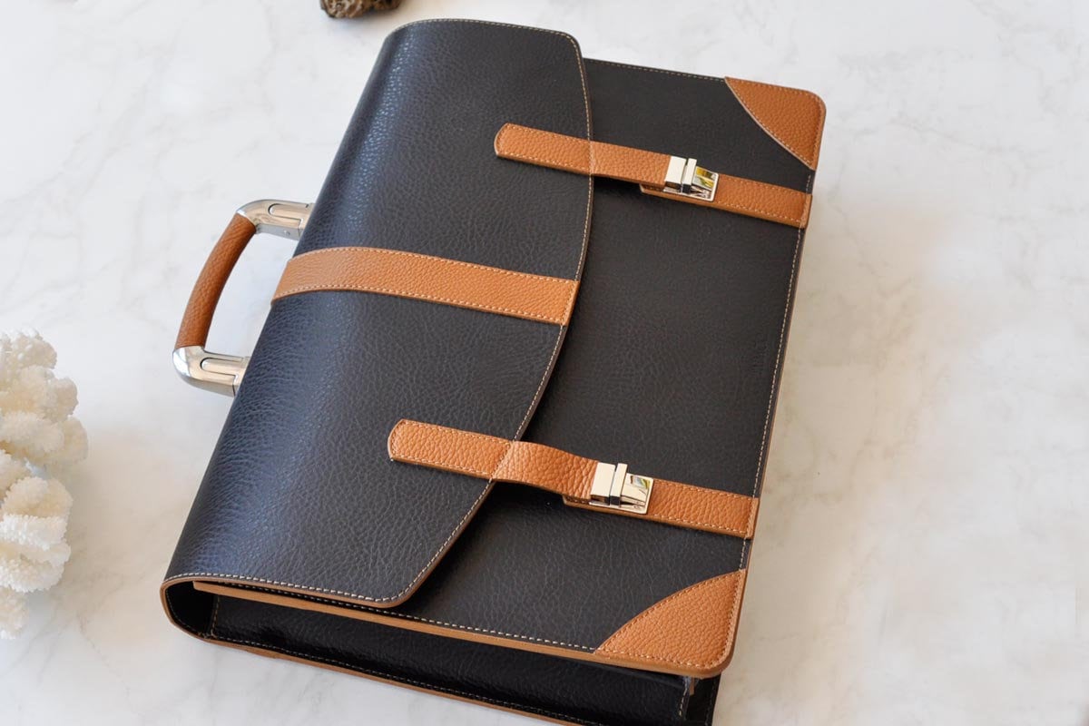 Leather Briefcase Men and Women, BROWN Leather Satchel, Lawyers Bag