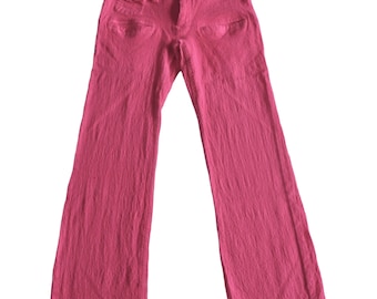 COMME des GARÇONS - Rare 2007 Archive Candy Pink Boiled Angora Wool Trousers