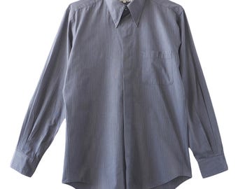 Jean-Paul Gaultier Homme Objet - Archive Carbon Randig Inte Så Formell Skjorta