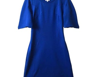 KENZO - ボディコン アスレチック ストラクチャード ショートスリーブ ミニドレス（ロイヤルブルー）