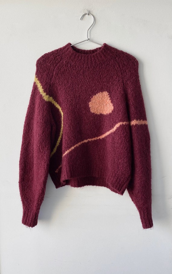 PALOMA WOOL Aries Red Wool Knit Jumper Etsy