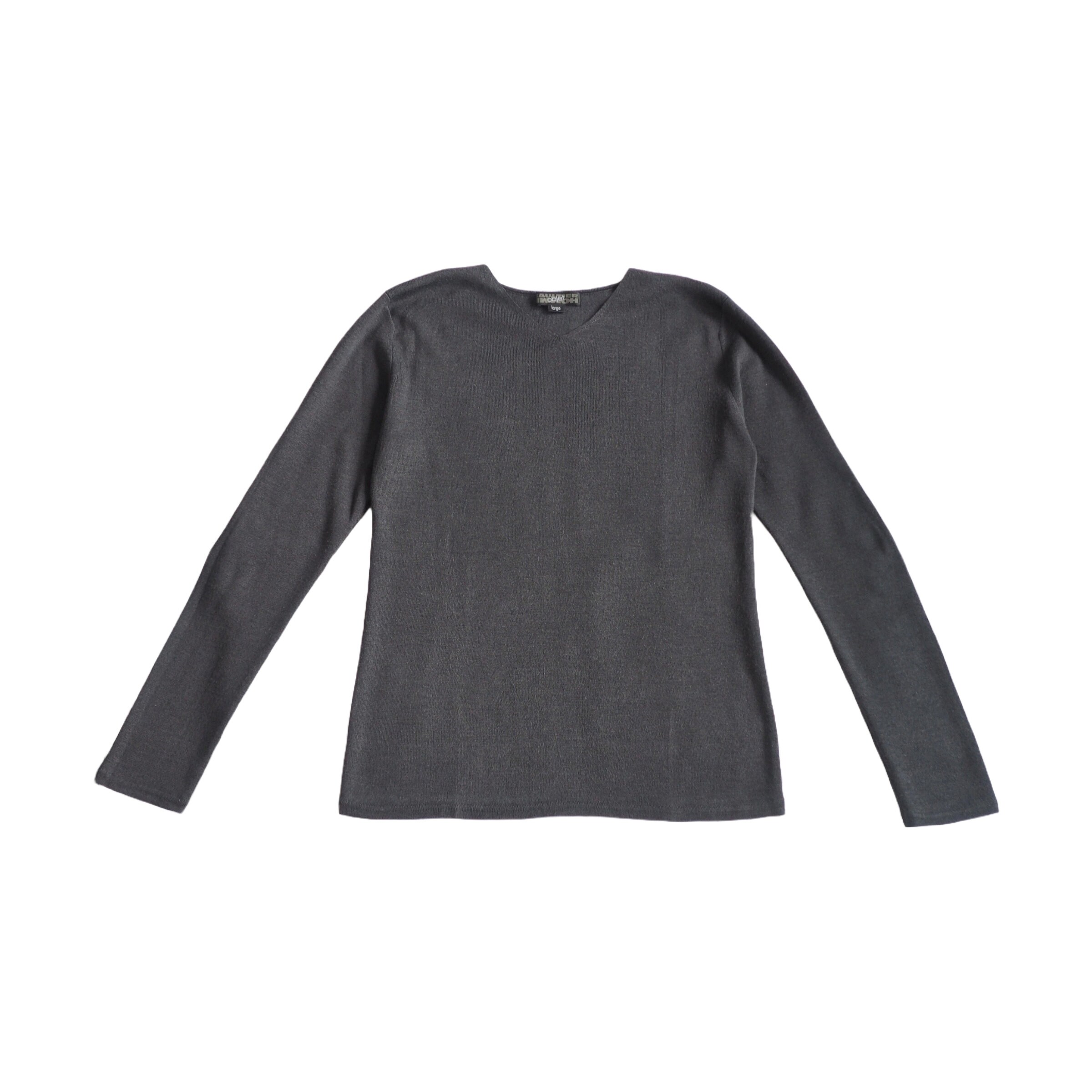 大人上品なおすすめコーデ JEAN Jumper V-neck Grey Dark Unisex Archive - GAULTIER PAUL パンツ