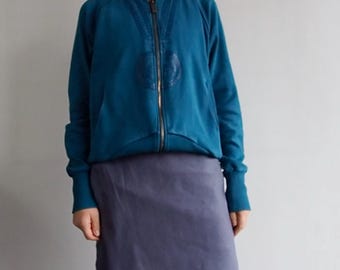 Alexander McQueen voor Puma - Archive Turquoise sportief vest met toegepast ontwerp