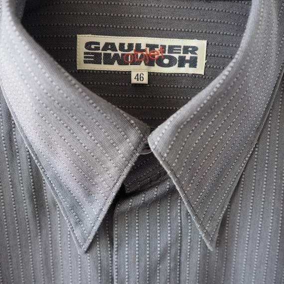 トップス jean paul gaultier HOMME objet archive Jean-paul Gaultier Homme Objet - Archive Carbon Striped Not