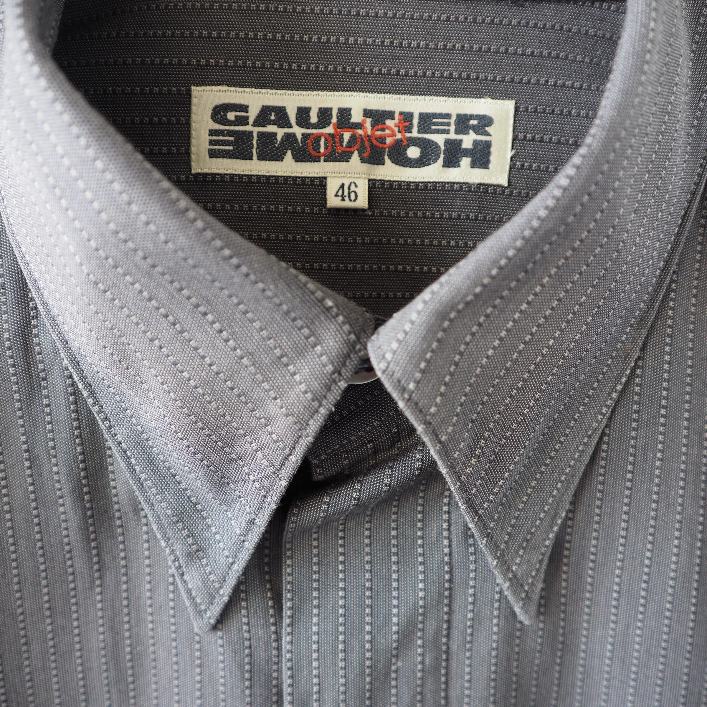 トップス jean paul gaultier HOMME objet archive Jean-paul Gaultier Homme Objet - Archive Carbon Striped Not