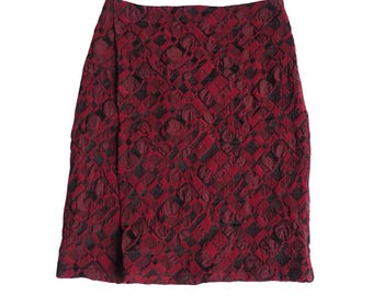 Issey Miyake - Archive Bitonal Textured Pleated Skirt