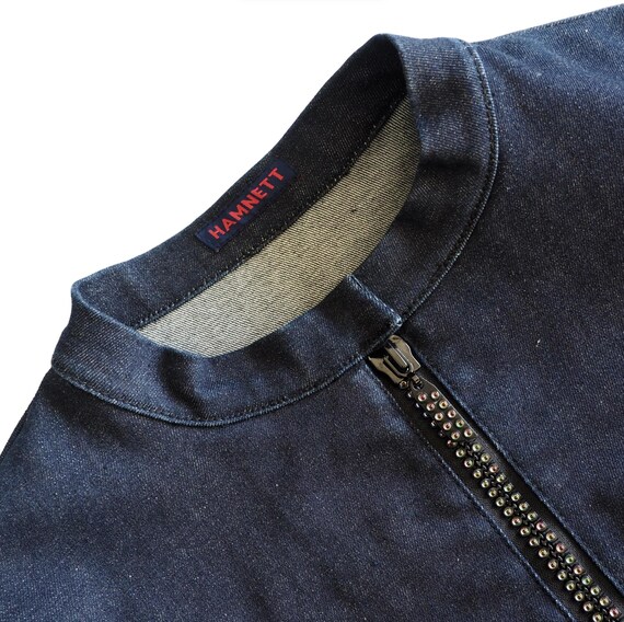 Katharine Hamnett - 2000s Archive Dark Denim Jacket With Large
