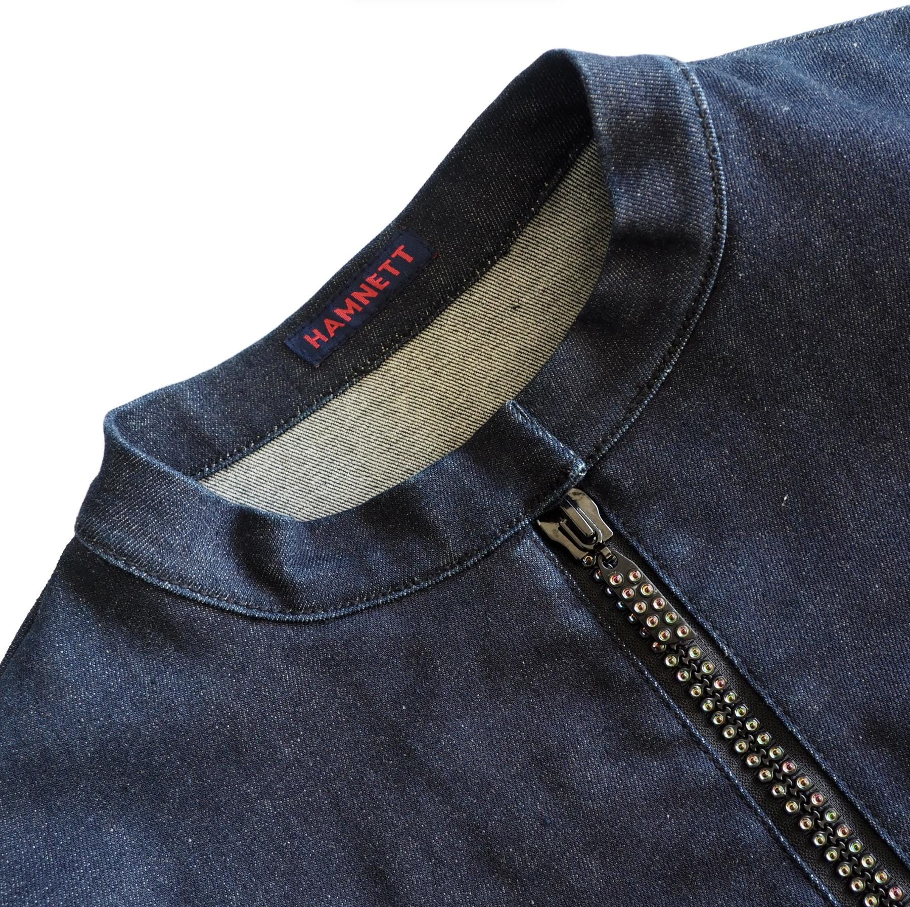 Katharine Hamnett - 2000s Archive Dark Denim Jacket With Large