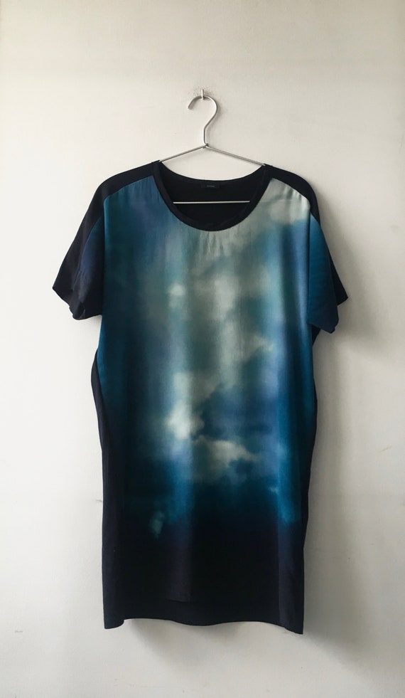 JOSEPH Silk Tunic Sky Print
