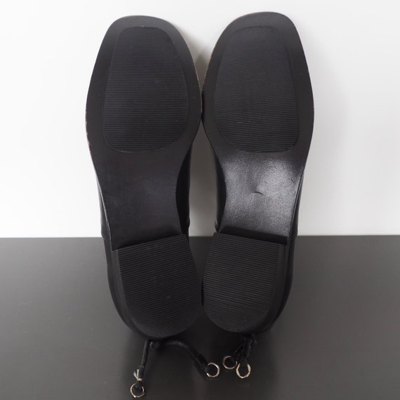 YOHJI YAMAMOTO + NOIR - Black Leather Loafers wit… - image 6