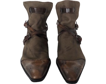 VTG Mark Nason Rock Never Dies Mens Brown Dragon Leather Shoes Sz 8.5 Mark Nason Boots Dragon | eBay main image 2