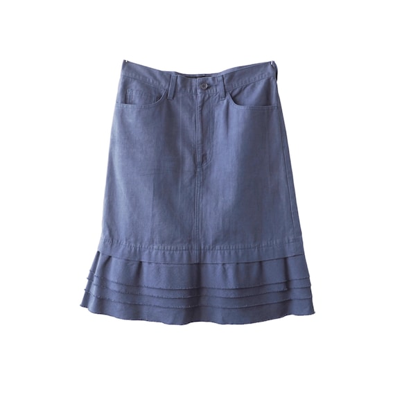 COMME Des GARÇONS Tricot - Archive Dark Lavender Midi Skirt COMME Des GARÇONS Tricot - Archive Dark Lavender Midi Skirt