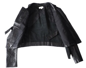00’s archive MASCULO leather coat ダッフル 00s Y2K Diesel Archive Leather Jacket M Vintage Moto Rare | eBay
