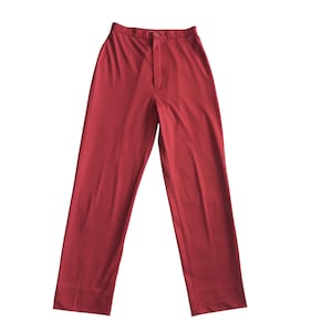 Issey Miyake - Pantalon de sport rouge 90s archive