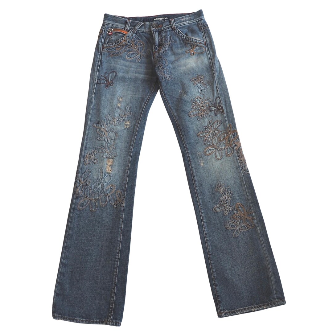 パンツ 2000's archive paint design denim pants パンツ 2000's archive paint design denim pants 2000´s archive