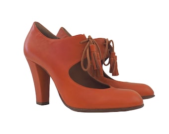 Michel Perry - Francuskie Archiwum Wycięte Pomarańczowe Obcasy