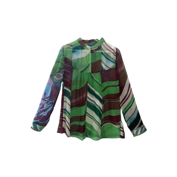 ANTIK BATIK Flowing Vegetal Tunique Etsy