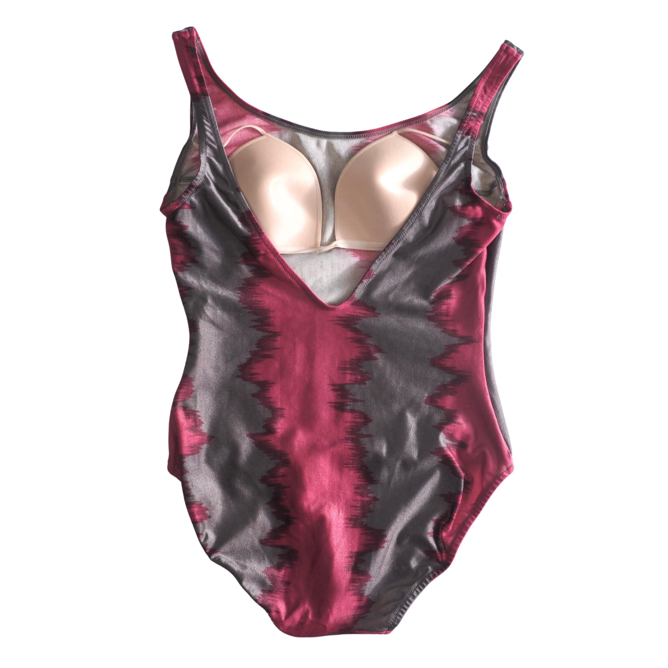 ISSEY MIYAKE 水着 Archive Swim Set Issey Miyake Swim - Rare Archive One-piece Raspberry/silver