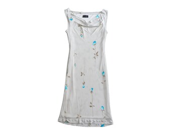 Rare Robe Technique Extensible Marithé Et François Girbaud Bleu, Taille 38 - Occasion Excellent état