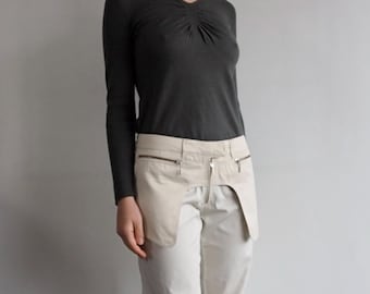 Hiroko Koshino - Archive kaki trui