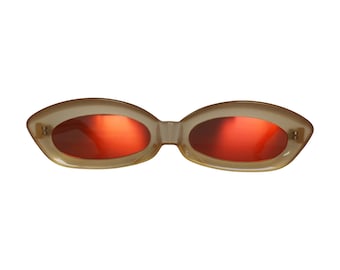 Kiko Kostadinov - Yellow/Orange Gwendolyn Sunglasses
