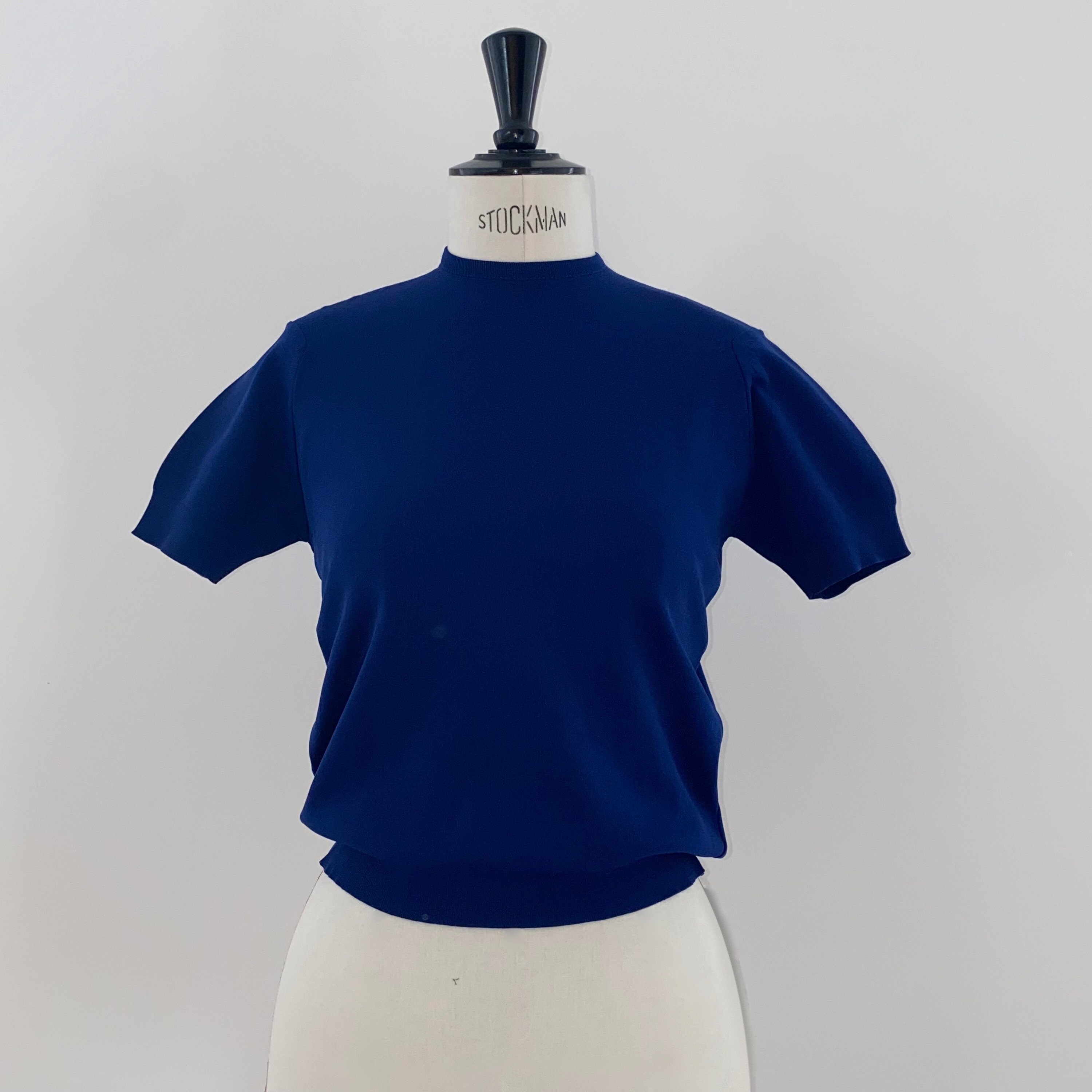 70's Athletic Top in Klein Blue