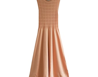 RODIER - Roze jurk met gehaakte details