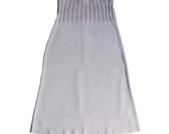 FRENCH BRAND - gebreide lila gebreide rok French Archive