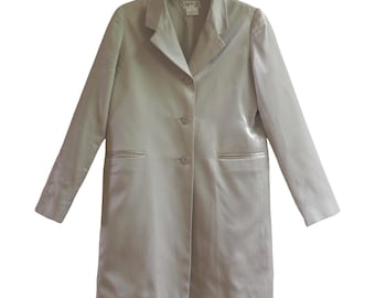 AGNÈS B. - Archive zilveren lange blazerjas